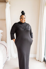 Haute Detail Dress BLACK