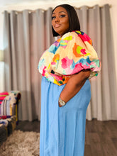 Colour-burst Bubble Top