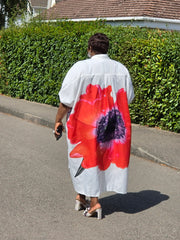 Scarlet Bold Floral Shirt/Dress