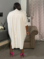 Florence Statement Shirt/Dress - DemarieLondon