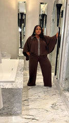 Windsor Luxe Co-Ord Set BROWN