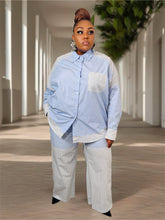 Power Stripes Trouser Set