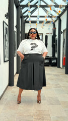 Noir Elegance Tailored Jort