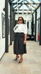 Noir Elegance Tailored Jort