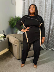 Onyx Rose Gold Panel Co-Ord Set