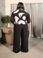 ÉLAN Pleated 3-Piece Set
