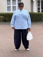 Nova Utility Linen Trouser NAVY