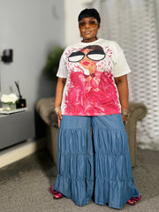 Big Eye Embellished Top