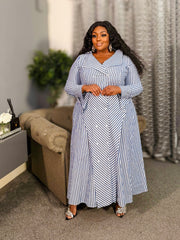 Confident Muse Stripe Dress