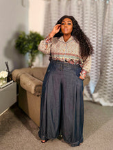 Cool Denim Drawstring Trouser