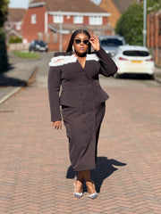 The Belgravia Tux Dress