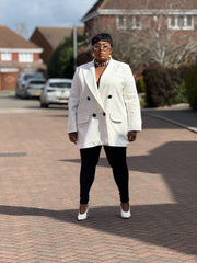 Borough Oversized Pinstripe Blazer