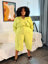 Brixton Linen Co-Ord Set LIME