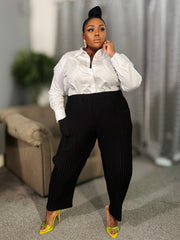 Sculpt & Flow Stretch Pleat Trousers