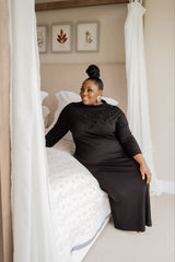 Haute Detail Dress BLACK