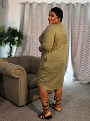 Affirmation Dress KHAKI