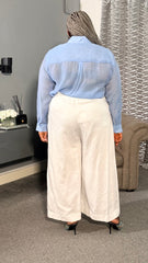 Adrenaline Linen Culotte Trouser