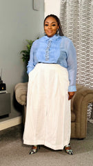 Adrenaline Linen Culotte Trouser