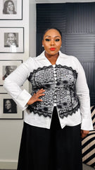 Chantilly Corset Shirt