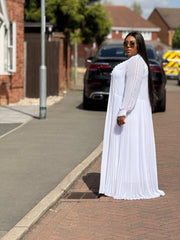 Purity Pleat Maxi Dress