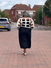 Grid Luxe Knit Top