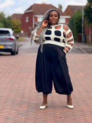 Grid Luxe Knit Top
