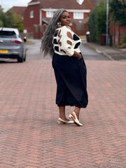 Grid Luxe Knit Top