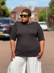Goth Embellished T-Shirt
