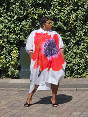 Scarlet Bold Floral Shirt/Dress