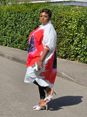 Scarlet Bold Floral Shirt/Dress