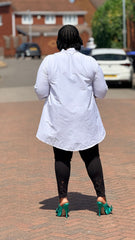 Valentina Bloom Embroidered Shirt & Luxe Legging Set