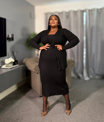 Eclipse Elegance Knit Dress