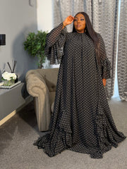 Halima Ruffle Maxi Gown