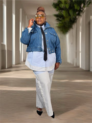 Power Stripes Trouser Set