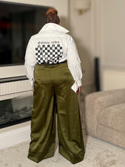 Lurenzo Satin Silk Palazzo