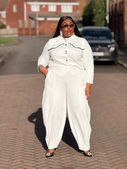Empress Tailored  Set WHITE