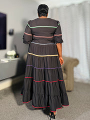 Grace in Colour Tiered Dress
