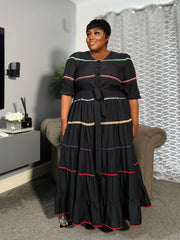Grace in Colour Tiered Dress
