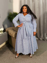 Confident Muse Stripe Dress