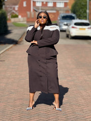 The Belgravia Tux Dress