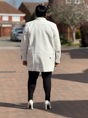 Borough Oversized Pinstripe Blazer