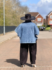 Shoreditch Denim Poncho