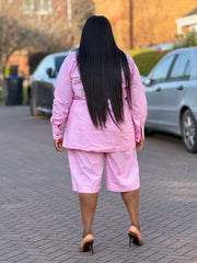 Brixton Linen Co-Ord Set PINK