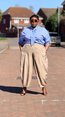 Everton stripe Barrel Trouser