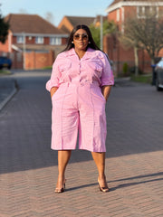 Brixton Linen Co-Ord Set PINK