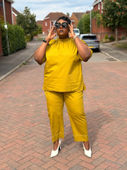Golden Confidence Co-ord Set