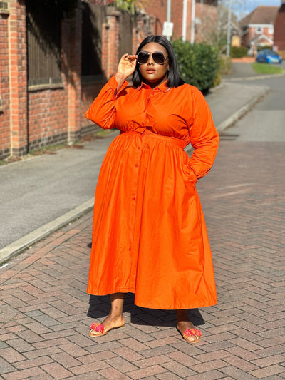 Marrakech Sun Dress ORANGE